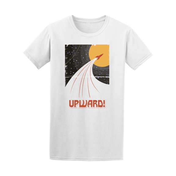 Upward! Space Rocket Tee Men's -Image by Shutterstock