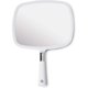 thumbnail image 1 of Large & Comfy Hand Held Mirror with Handle - Professional Salon Model In White (1-Pack) Ormromra CZMR-ST49, 1 of 1