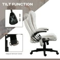thumbnail image 5 of HOMCOM 6 Point Vibrating Massage Office Chair with Lumbar Heat, 5 of 8