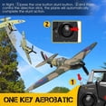 Roofworld RC Plane Spitfire Fighter RC-Fighter 4 CH Remote Control ...