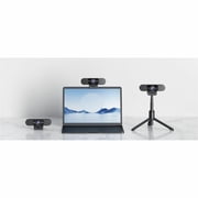 EMEET C960 Ultra 4K Webcam with 1/1.5 Sensor, PDAF, and Two Noise-Cancelling Mics. Performs very well in low-light conditions, premium and robust metal finish