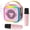 Pink, variant on XAXRE Mini Karaoke Machine - Birthday Gifts - Portable Bluetooth Speaker with 2 Wireless Microphone