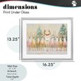 thumbnail image 4 of Stupell Industries Traditional Pastel Santa's Reindeer Gray Framed Print Under Glass, 16 x 13, by Arlington Prints, 4 of 8