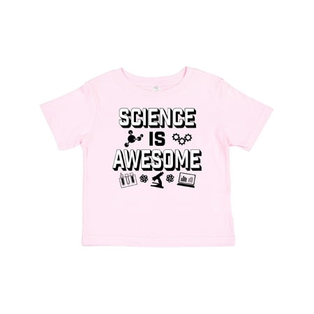 

Inktastic Science is Awesome Molecules and Microscope Gift Baby Boy or Baby Girl T-Shirt