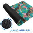 thumbnail image 6 of Long Mouse Pads for Desk,German Shepherd Dog and Flower Desk Mats on Top Of Desks, Desk Mouse Pad Extra Large with 3mm Non-Slip Base and Stitched Edge for Gaming,Office,Work,Home 47.3"x23.6", 6 of 6
