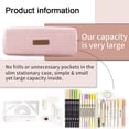 thumbnail image 4 of Stationery creative simple square pencil pencil case student solid cotton hemp pencil case, 4 of 6