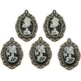 thumbnail image 2 of Idea-Ology Crypt Cameos 1"X1.5" 5/Pkg-Antique Nickel, 2 of 2