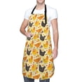 thumbnail image 3 of Uemuo Funny Chicken Pattern Waterproof Apron Adjustable Dishwasher Apron- Apron for Women Men Heavy Duty Work Apron for Dishwashing Chemical Lab, 3 of 9