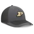 thumbnail image 3 of Men's Fanatics Gray Purdue Boilermakers Clincher Flex Hat, 3 of 5