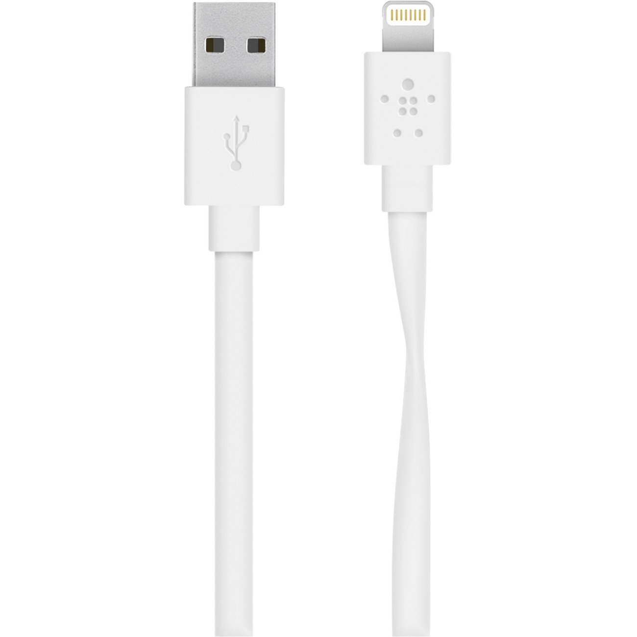 Belkin Mixit↑ Flat Lightning To Usb Cable Lightning/usb For Ipad, Iphone, Ipad Air, Ipad Mini