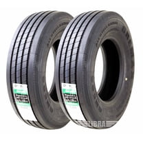 Gremax Heavy Duty All Steel Trailer Tires ST 225/75R15 14 Ply 124/121M 11150, Set 2