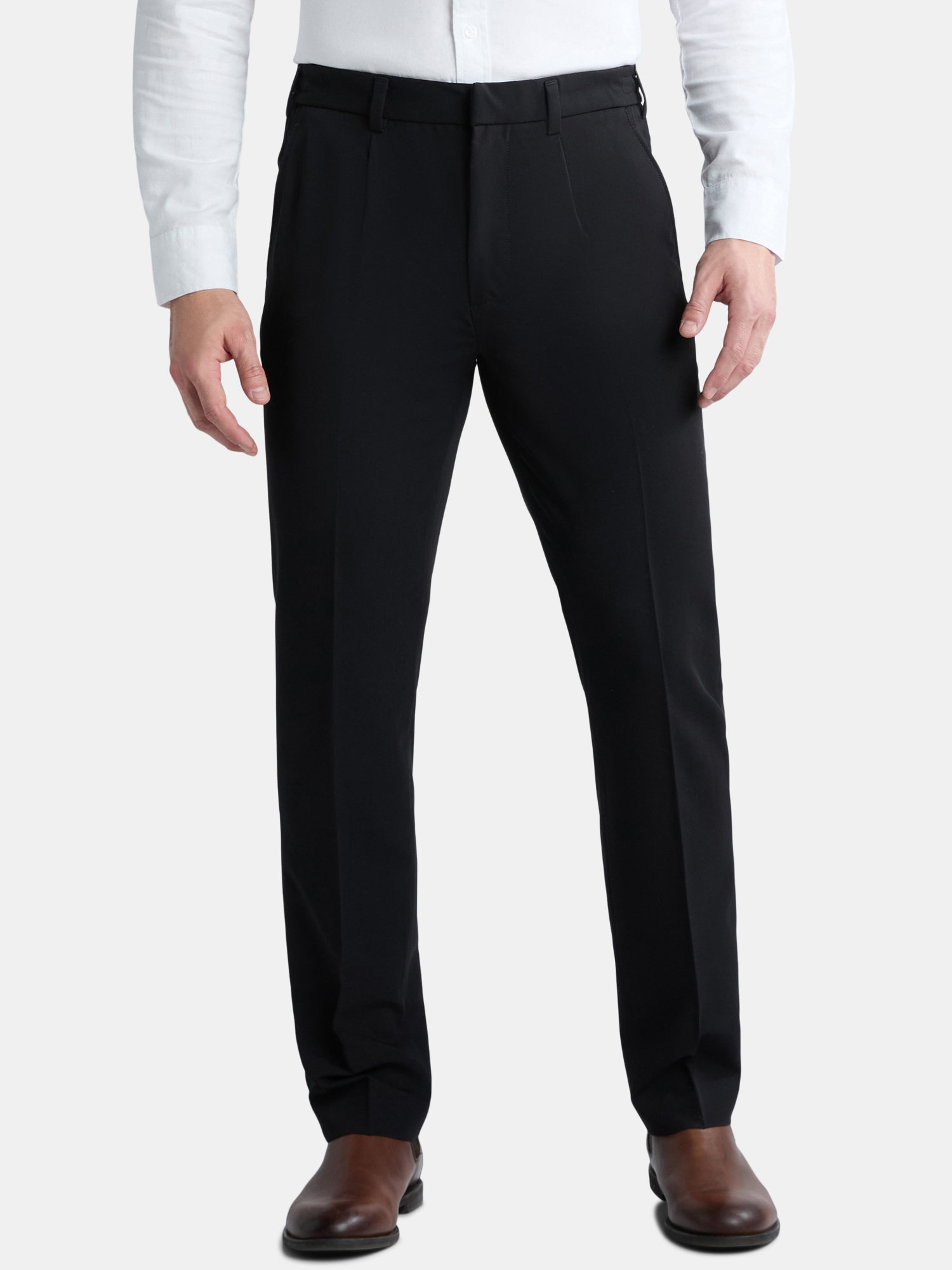Wehilion Men's Premium Slim Fit Dress Suit Pants Slacks Tight Suit