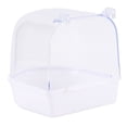 thumbnail image 1 of Bird Shower Box Plastic Parakeet Bathing Tub Parrot Bath Box Parrot Bathtub, 1 of 10