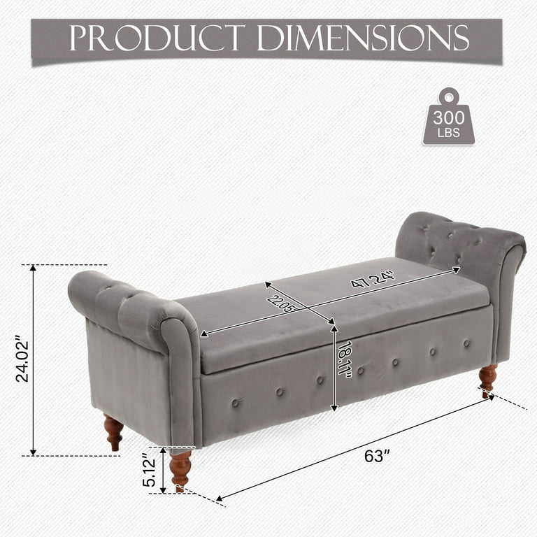 Small bench with arms sale