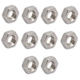 thumbnail image 1 of Unique Bargains 10Pcs M4 x 0.7mm Pitch Metric Thread 304 Stainless Steel Left Hand Hex Nuts, 1 of 3