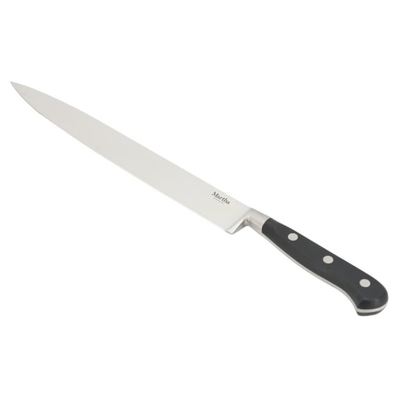 Martha Stewart Everyday Carverton 10 inch Stainless Steel Slicer Knife in Black