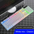 Riohave LED Backlit USB Gaming Keyboard Fashion Mechanical Keyboard