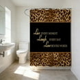 thumbnail image 2 of Leopard Print Shower Curtain Red Cheetah Skin Modern Bathroom Curtain with Hooks, Gifts for Christmas/Birthday/Holiday/House Warming/Valentine Day/Anniversary Home Decoration, 2 of 4