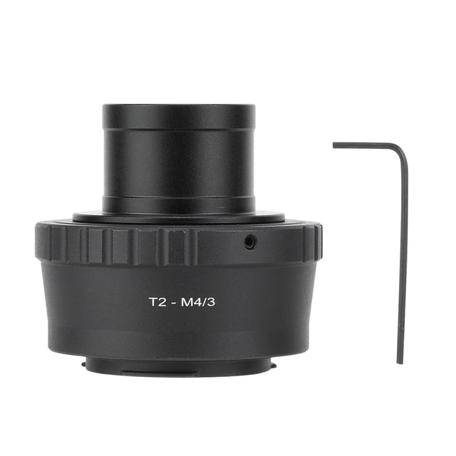 Anillo adaptador de montura de telescopio de metal T2-M4/3 de 1,25 pulgadas para cámara Olympus M4/3
