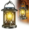thumbnail image 2 of WMGHA 2025 Upgraded Solar Flickering Flame Lantern - Waterproof Outdoor Garden Light with Realistic Fire Effect - Patio, Pathway & Street Atmosphere Lighting, 2 of 9