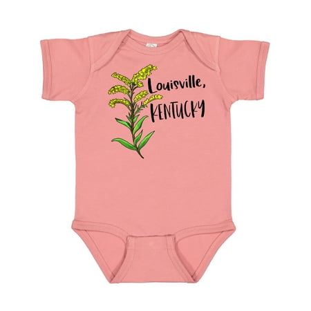 

Inktastic Louisville Kentucky Goldenrod Flower Gift Baby Boy or Baby Girl Bodysuit