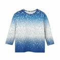 thumbnail image 5 of ITSAME Kids Christmas 3/4 Sleeve Tops, Crew Neck Casual Fashion Funny Xmas Graphic Boys Girls Pullover Shirt Multicolor 3T, 5 of 7
