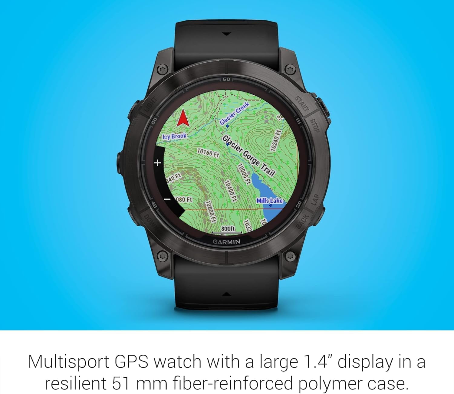 Garmin fenix 7 Pro Sapphire Solar Edition - Carbon Gray DLC Titanium  (51 mm)