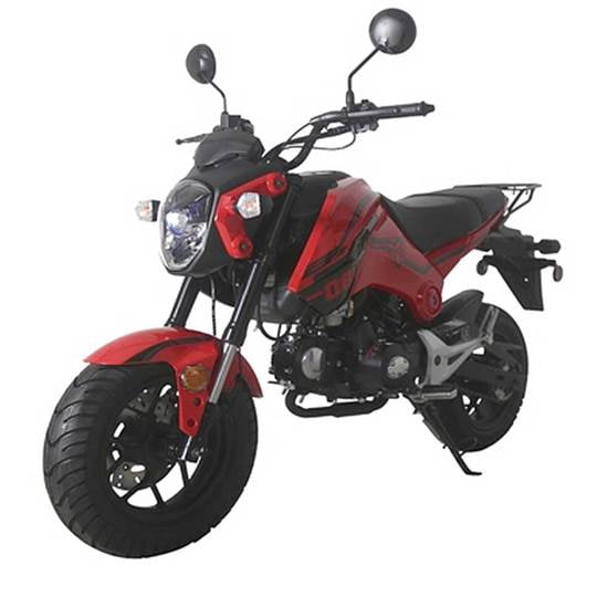 TAO TAO HELLCAT 125cc Motorcycle Gas Pit Bike VADER 125 Street Motorcycle for Adults and Youth ( White )