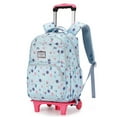 thumbnail image 3 of Sac à Dos Trolley Créatif à 6 Roues Grande Capacité Sac à Dos à Roulettes Sac d'École, 3 of 9