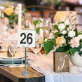 TUIBELY 25 Double-Sided Table Number Cards for Wedding Reception ...