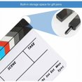 thumbnail image 2 of Hongchun Clapper Board 30X24.5cm Professional Clapper Board for Film Shooting, Video Shooting, Live Studio, DIY Videos, 2 of 5