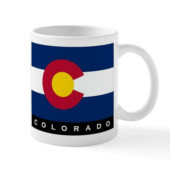 CafePress - Colorado State Flag Mug - 11 oz Ceramic Mug - Novelty Coffee Tea Cup