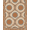 Orange Gray Cream, Pattern 17, variant on ODIKA 8'x10' Washable Area Rug Grain Rustic Nature With Earthy Annual Rings Tree Stump Wood Playful Expressive for Living Room, Under Sectional, Family , Durable, Non-Slip