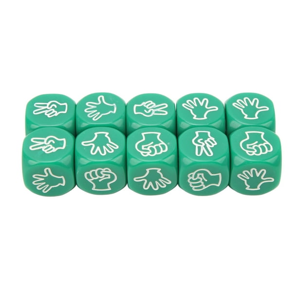 Dados de plástico, juego de 10 dados, juego de 6 dados, juego de dados de máxima comodidad