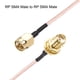 thumbnail image 2 of SMA Macho a SMA Hembra Mamparo Antena Cable RF RG316 Coaxial Cable 0.8M /2.6Pies, 2 of 3