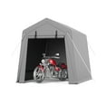 thumbnail image 2 of Maritcute Portable Shed with Roll-up Zipper Door - Outdoor Storage Tent for Motorcycle, Bike, Firewood, Tools, Heavy Duty Tarp, 2 of 8