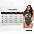 thumbnail image 2 of Rateoe Boho Owl Printed Women Rash Guard Short Sleeve,Tummy control Swimsuit Surfing Swimsuit Bathing Suit Short-sleeved Onesie UPF 50+, 2 of 6