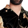 thumbnail image 5 of Bats Men's Short Sleeve Hawaiian Beach Shirts, Casual Printed Button Down Spread Collar Tops, Summer Unisex Style, 5 of 6