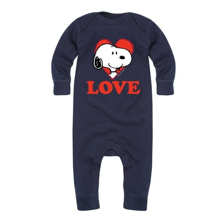 

Peanuts - Love Snoopy - Infant Long Legged Bodysuit