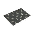 thumbnail image 3 of YUSDECOR Anchors Ocean Pattern Doormat Rug Home Decor Floor Mat Bath Mat 30x18 inch, 3 of 3