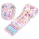 thumbnail image 1 of Juego de 84 Pzas de Tiras de Tela de Gelatina de Algodón con Estampado Floral Precortadas para Acolchar y Coser Rollos de Patchwork para Manualidades DIY, 1 of 11