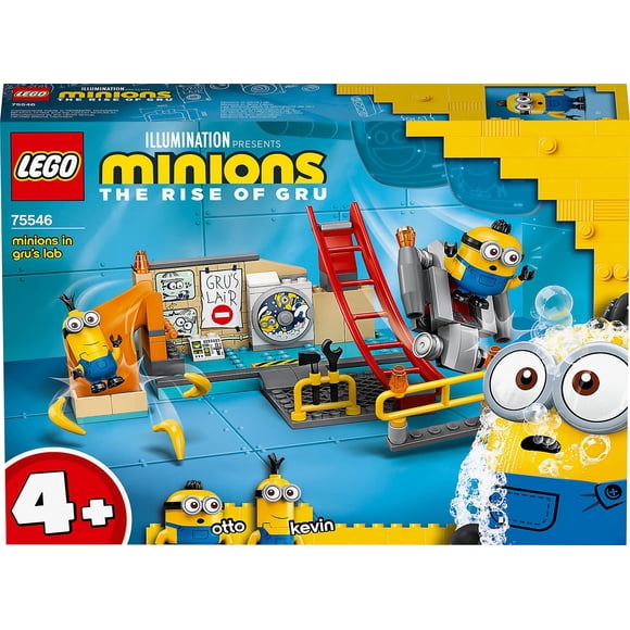 Minions de juguete LEGO Minions en el laboratorio de Gru 75546