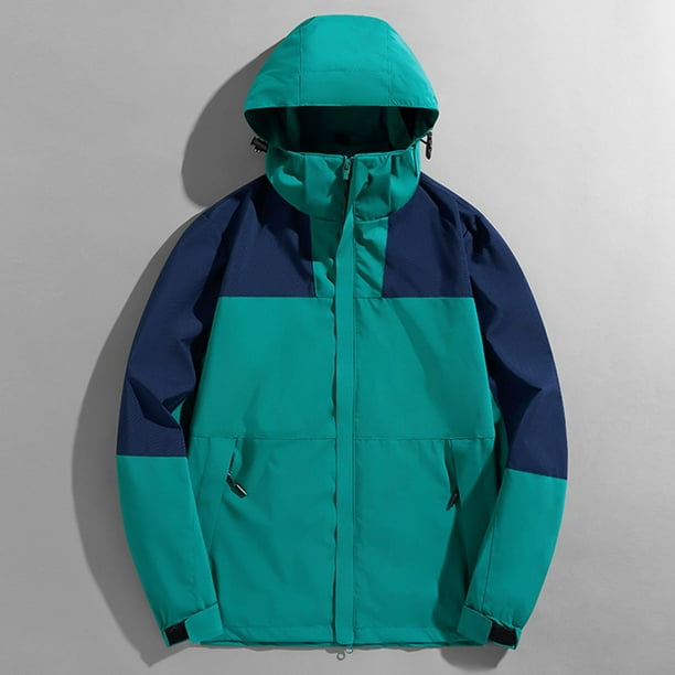 Chaquetas y abrigos casuales con capucha de manga larga para mujer, con gorra desmontable y resistente al viento, gruesa, tres en uno, para deportes al aire libre, cálida, para mujer.