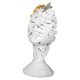 thumbnail image 4 of Escultura de rostro femenino, estante, escultura, decoración, adorno de resina, rostro abstracto Blanco, 4 of 9