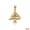 Yellow, variant on 10k Yellow Cedar Tree of Lebanon Pendant (16 Inches)