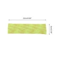 thumbnail image 4 of Unique Bargains 1 Pc Perspiration-Wicking Headband for Yoga Fluorescent Yellow, 4 of 6