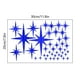 thumbnail image 3 of Pack de 42 pegatinas para espejos acrílicos – Azulejos autoespejo flexibles 7,8x11,8 pulgadas, plástico sin vidrio, láminas reflectantes para la decoración casera, 3 of 6