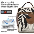 thumbnail image 2 of Boho Lunch Box for Men – Reusable Insulated Small Lunch Bag with Vintage Tribal Geometric Design, Portable Cooler Tote for Work, School, Picnic & Travel, Leakproof & Easy to Clean, 2 of 5