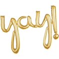 thumbnail image 1 of SCRIPT "YAY!" GOLD - FRENCH, 1 of 2