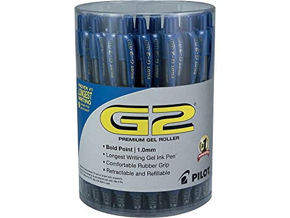 Premium Retractable Gel Pen Bold 1 mm, Blue Ink, Smoke Barrel, Convenience Pack, 36/Pack